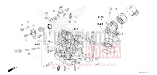 CYLINDER HEAD NSS350AM de 2021